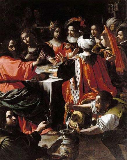 Rutilio Manetti Wedding Feast at Cana oil painting image